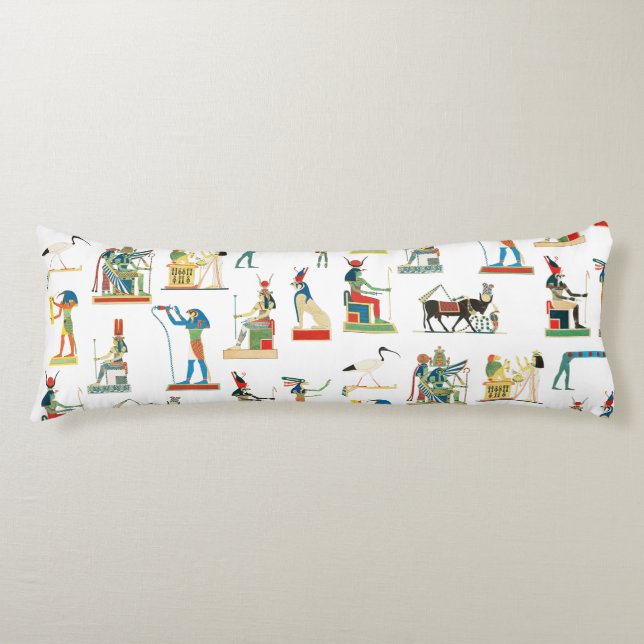 Ancient Egypt Vintage Egyptian Pattern  Body Cushion (Front)