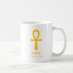 Ancient Egyptian Ankh Symbol Pun Humour Funny Coffee Mug