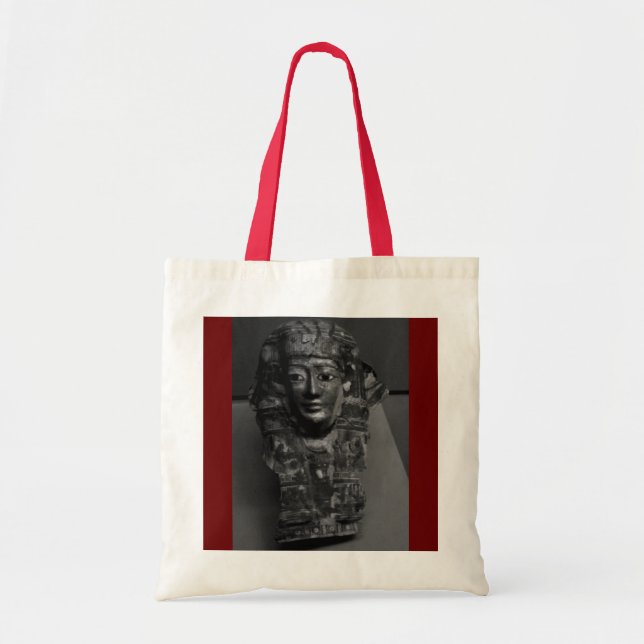 Ancient Egyptian Art B+W Tote Bag (Front)