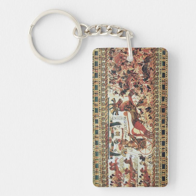 Ancient Egyptian Art Key Ring (Front)