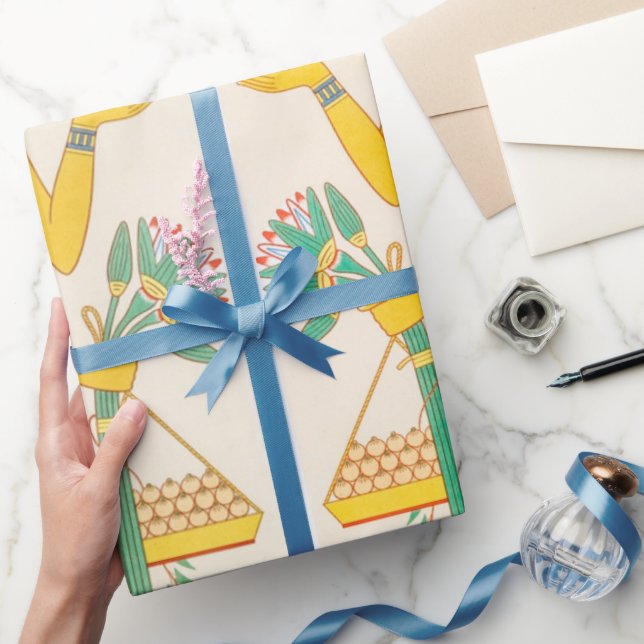 Ancient Egyptian art pattern Wrapping Paper (Gifting)