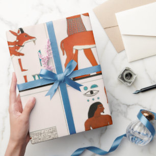 Ancient Egyptian art pattern Wrapping Paper