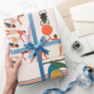 Ancient Egyptian art pattern Wrapping Paper
