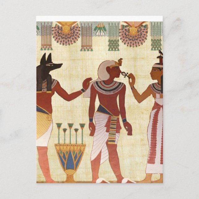 Ancient, Egyptian art style postcards (Front)