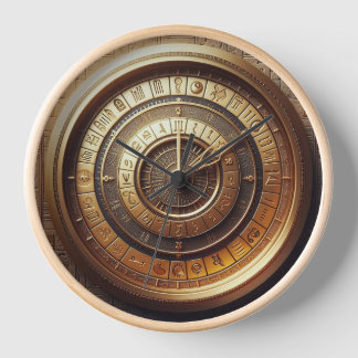 Ancient Egyptian Background Clock