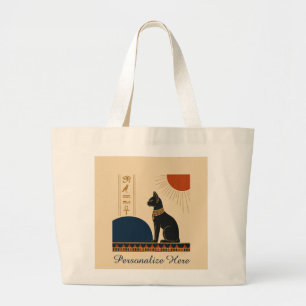 Ancient Egyptian Bastet Cat Elegant Tote Bag