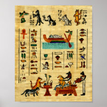 Ancient Egyptian Beloved Meows Cat Print