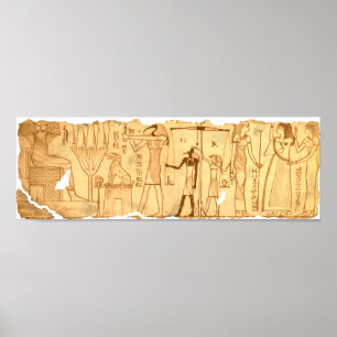 Ancient Egyptian Book of the Dead Last Judgement Poster
