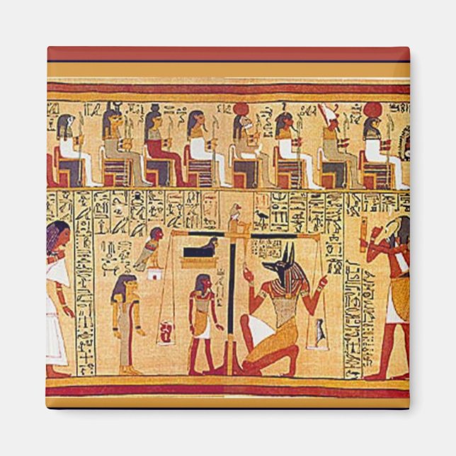 Ancient Egyptian Book of the Dead. Magnet (Front)