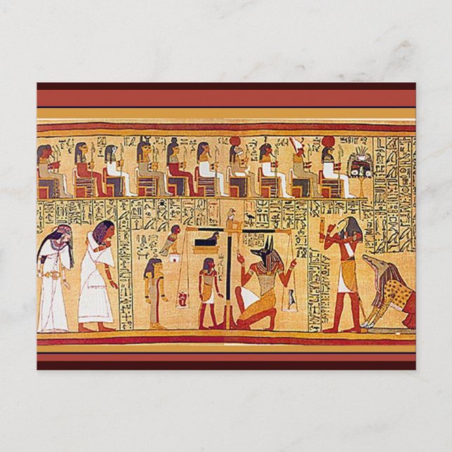 Ancient Egyptian Book of the Dead. Postcard (Front)