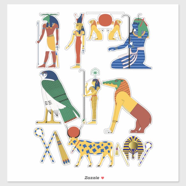 Ancient Egyptian cartoon clipart (Sheet)