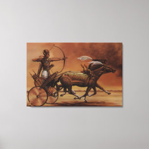 Ancient Egyptian Chariot Archer Fine Art Print
