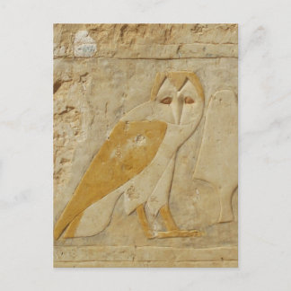 Ancient Egyptian Egypt Owl hieroglyph Postcard
