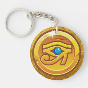 Ancient Egyptian Eye of Horus Protection Talisman Key Ring