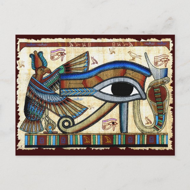 Ancient Egyptian EYE OF HORUS Wadjet Postcard (Front)