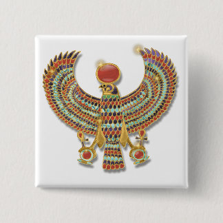 Ancient Egyptian Falcon pectoral 15 Cm Square Badge