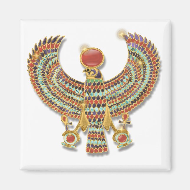 Ancient Egyptian Falcon pectoral Magnet (Front)