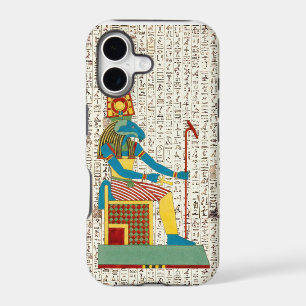 Ancient Egyptian God Amun Hieroglyphics Design