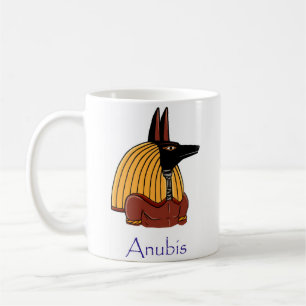 Ancient Egyptian God Anubis (Named) Coffee Mug