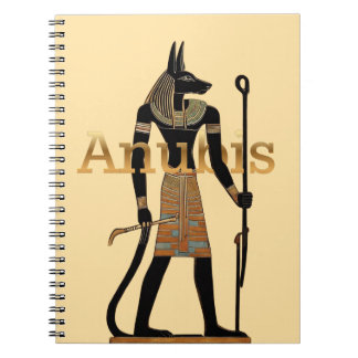 Ancient Egyptian God Anubis Notebook