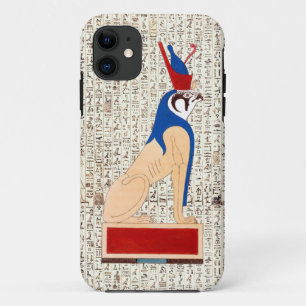 Ancient Egyptian God Horus  Hieroglyphics Design iPhone 11 Case