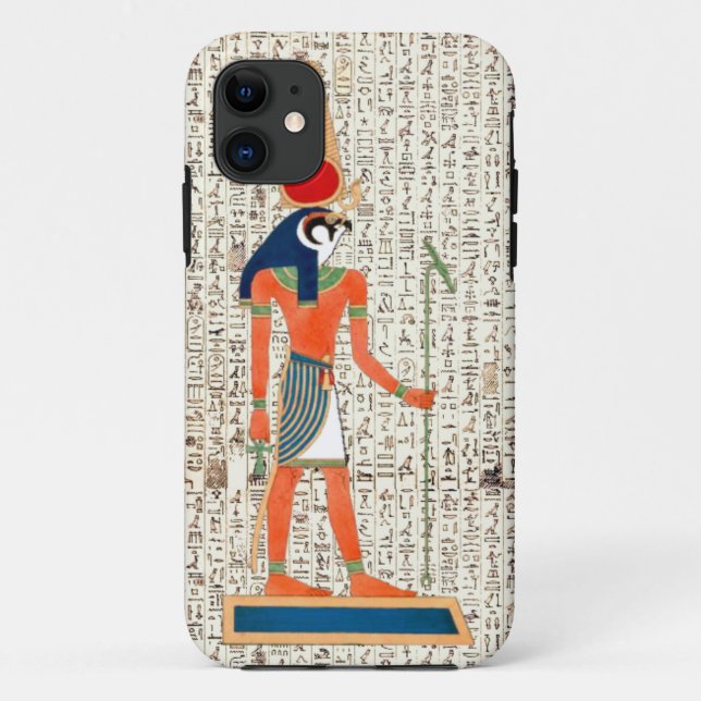 Ancient Egyptian God Horus Hieroglyphics Design Case-Mate iPhone Case (Back)