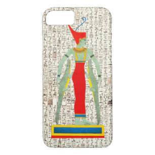 Ancient Egyptian God Sobek Hieroglyphics Design Ca iPhone 8/7 Case