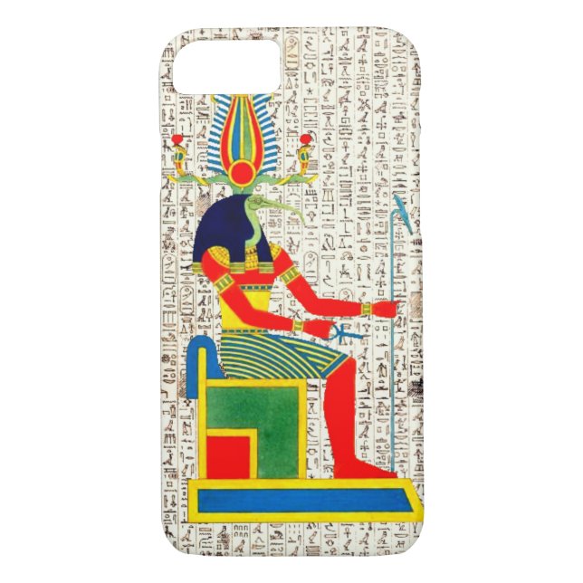 Ancient Egyptian God Thoth Hieroglyphics Case-Mate iPhone Case (Back)