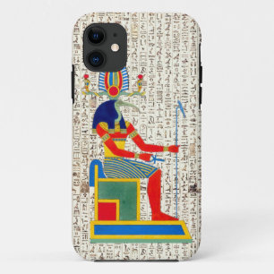 Ancient Egyptian God Thoth Hieroglyphics Design iPhone 11 Case