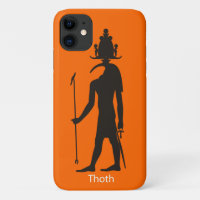 Ancient Egyptian God Thoth Silhouette