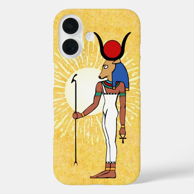 Ancient Egyptian Goddess Hathor Case-Mate iPhone Case (Back)
