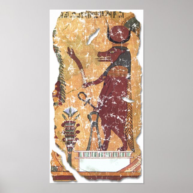 Ancient Egyptian Goddess Hathor Poster (Front)