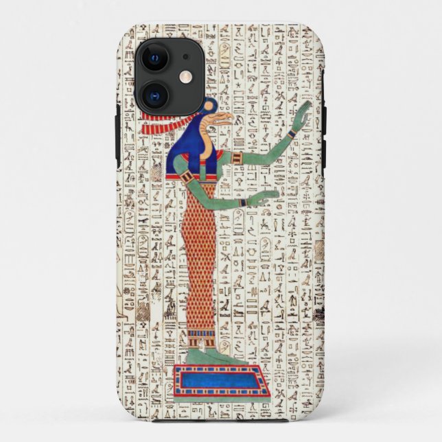 Ancient Egyptian Goddess Hieroglyphics Design Case-Mate iPhone Case (Back)