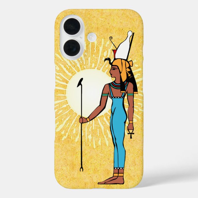 Ancient Egyptian Goddess Mut Case-Mate iPhone Case (Back)