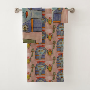 Ancient Egyptian Goddess Towel Set