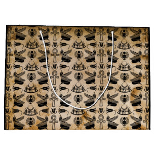Ancient Egyptian Hieroglyph Themed Gift Bag