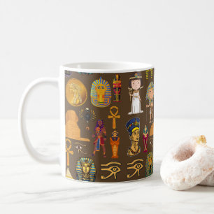 Ancient Egyptian Hieroglyphic -Pattern Symbol  Coffee Mug