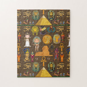 Ancient Egyptian Hieroglyphic -Pattern Symbol  Jigsaw Puzzle