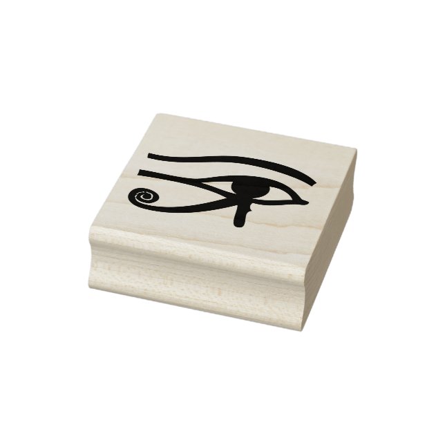 Ancient Egyptian Hieroglyphics Eye of Ra Rubber Stamp (Stamp)