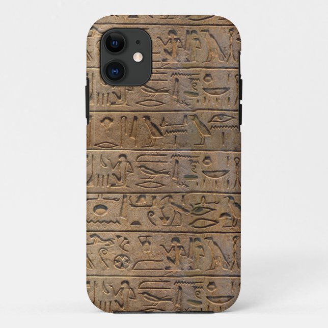 Ancient Egyptian Hieroglyphs Designer Gift Case-Mate iPhone Case (Back)