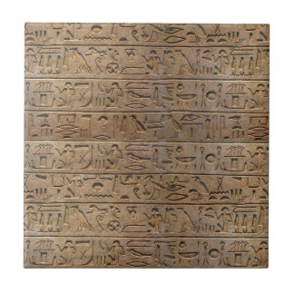 Ancient Egyptian Hieroglyphs Designer Gift Tile