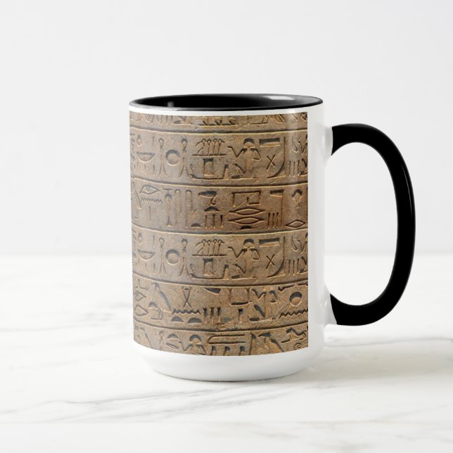 Ancient Egyptian Hieroglyphs History-lovers' #Gift Mug (Right)