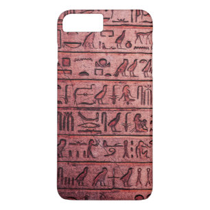 Ancient Egyptian Hieroglyphs Red iPhone 7 Plus iPhone 8 Plus/7 Plus Case