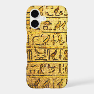 Ancient Egyptian Hieroglyphs Yellow iPhone 11 Case