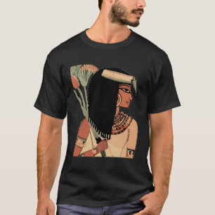 Ancient Egyptian Kemet Art Black Kemetic Queen T-Shirt