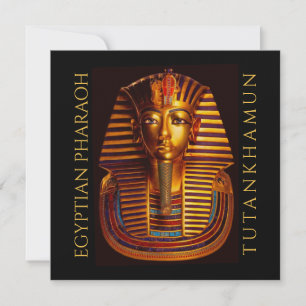 Ancient Egyptian King Tutankhamun Gold Burial Mask