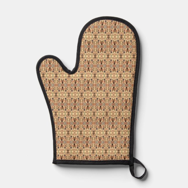 Ancient Egyptian motif  apron Oven Mitt (Front)