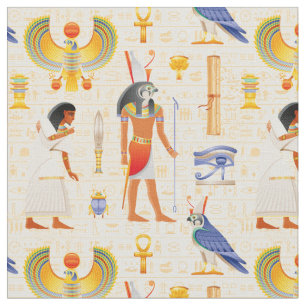 Ancient Egyptian Motif Fabric