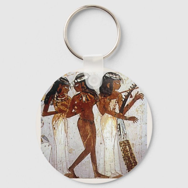 Ancient Egyptian Music Key Ring (Front)