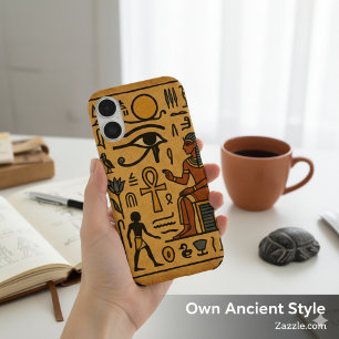 Ancient Egyptian Mystique Sacred Symbols iPhone 16 Case